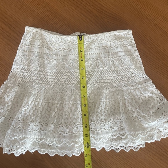 Bohemian skirts Ibiza in white, lace - Picture 3 of 3